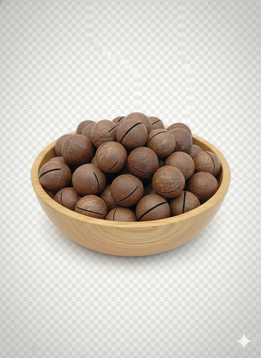 ماکادمیا با پوست(فندق استرالیایی)