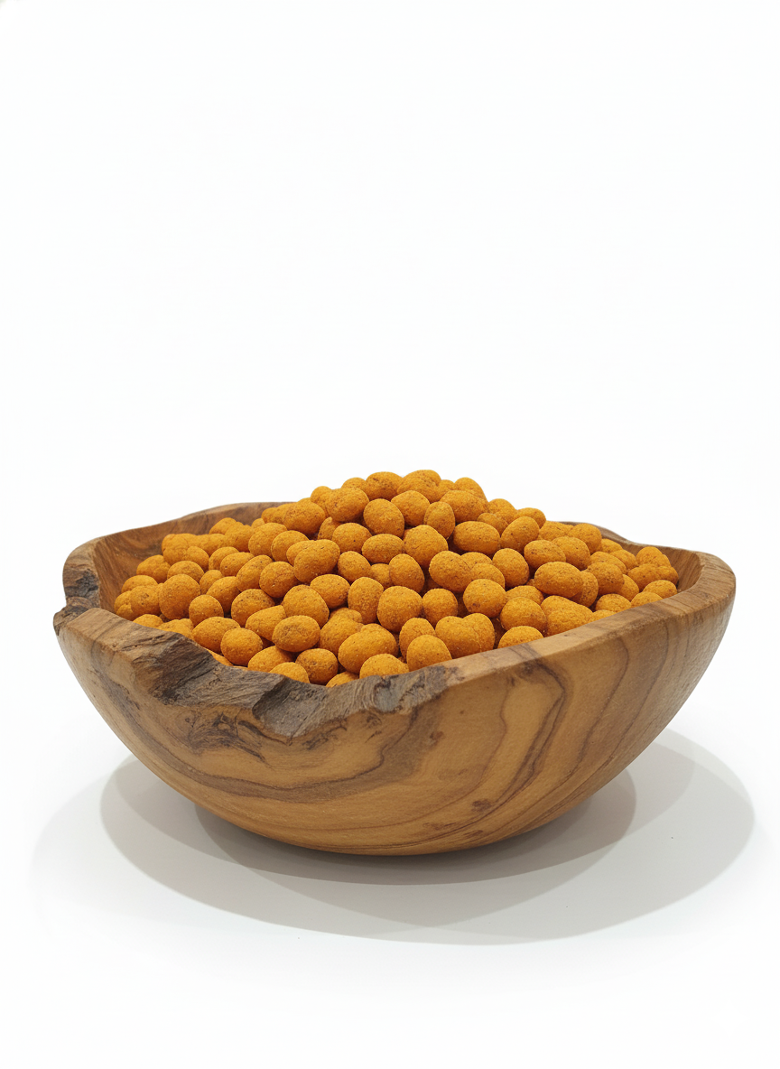 مغز بادام زمینی روکشدار با طعم کرانچی