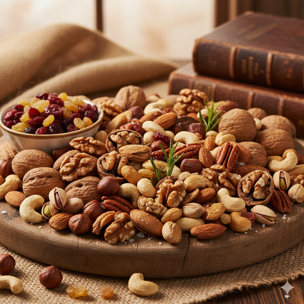 انواع آجیل در سلامتکده هیرمان