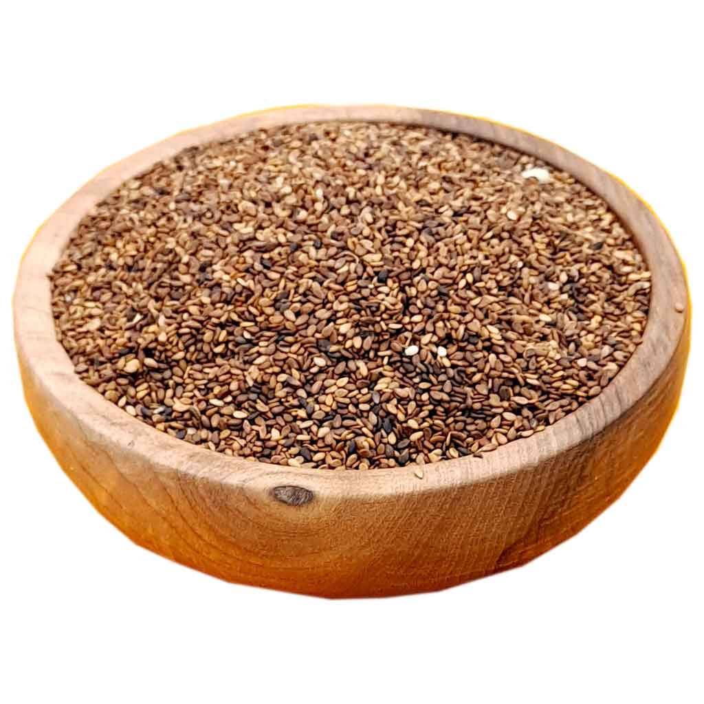 کنجد با پوست خام