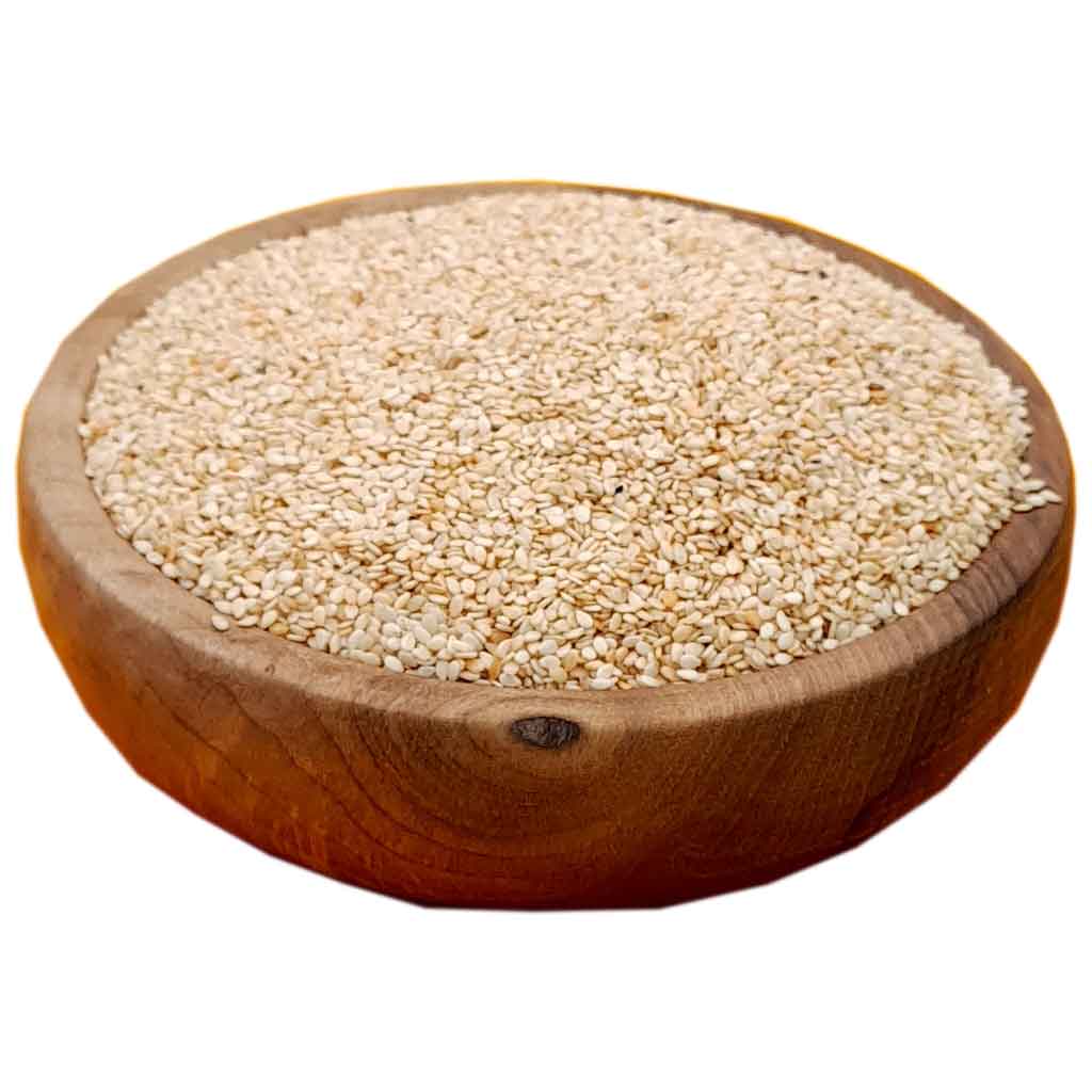 کنجد بدون پوست شور