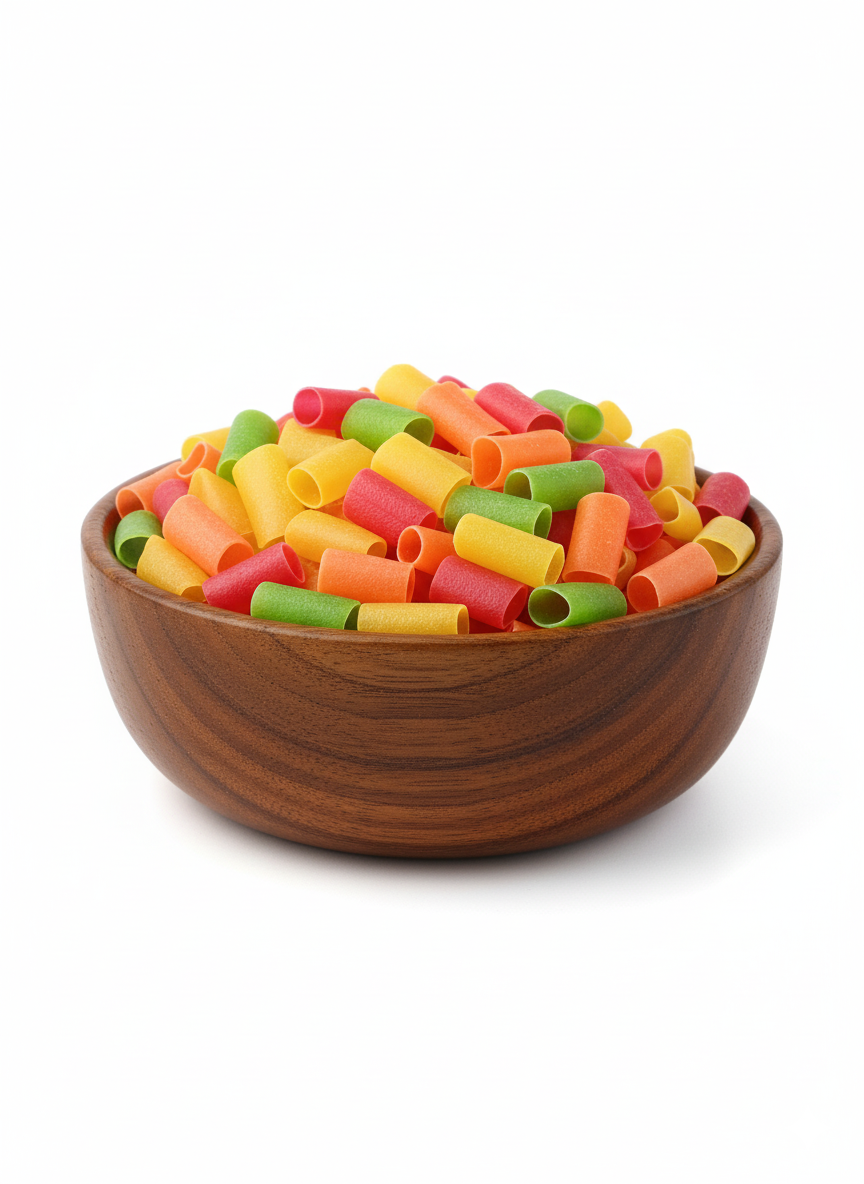 پفک هندی لوله ای خام