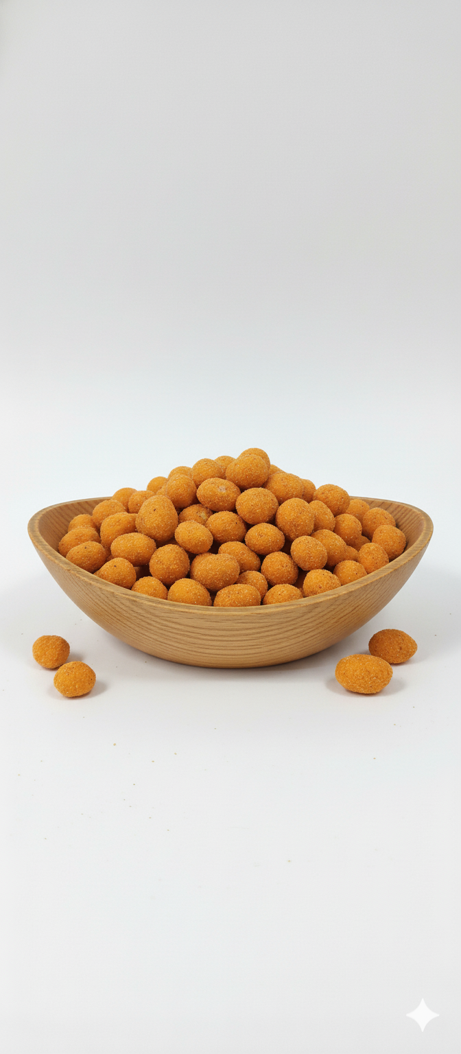 بادام زمینی روکشدار با طعم بابیکیو